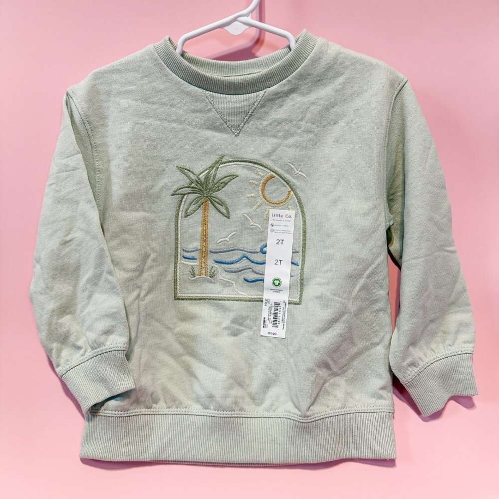 Little Co. by Lauren Conrad Mint Green Sweatshirt 2T (NWT)